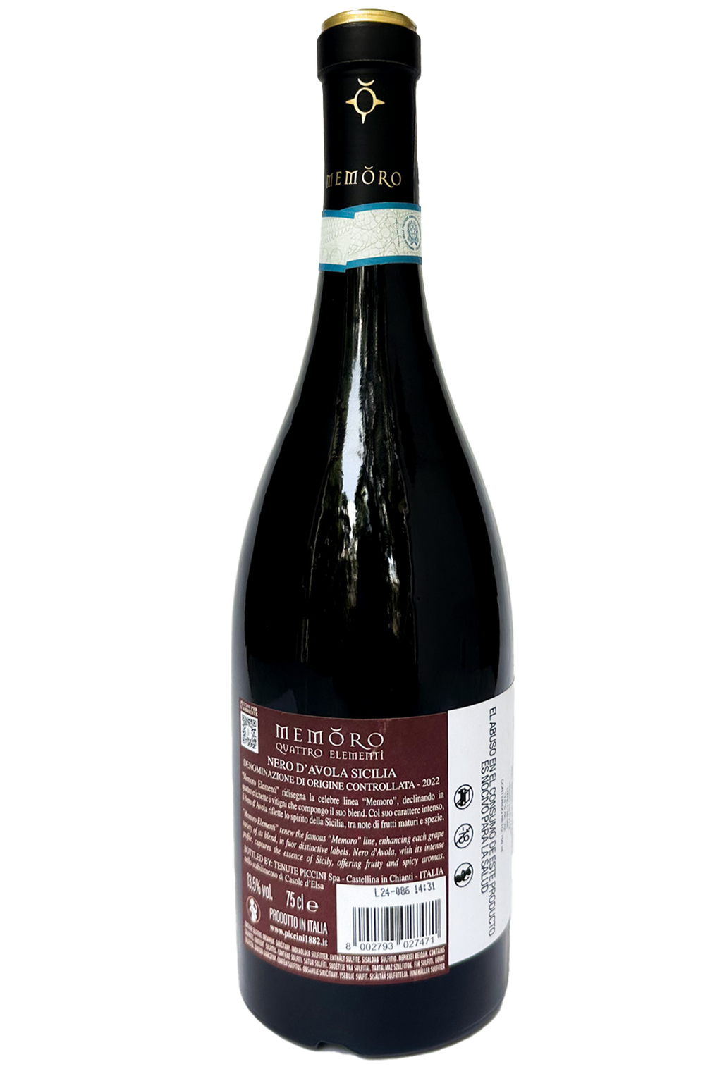 MEMORO 4 ELEMENTOS NERO D'AVOLA